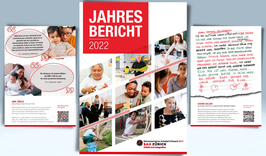 Titelbild Jahresbericht SAH Zürich 2022